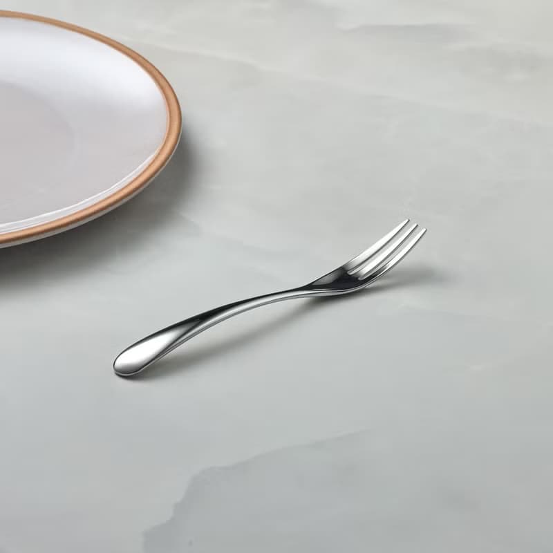 日本山崎金屬 - HOME FESTA系列 - 不鏽鋼點心叉 (122 mm)