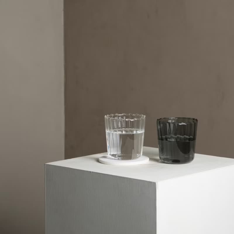 18星芒/ 明月水杯 晶透&曜黑 咖啡玻璃杯