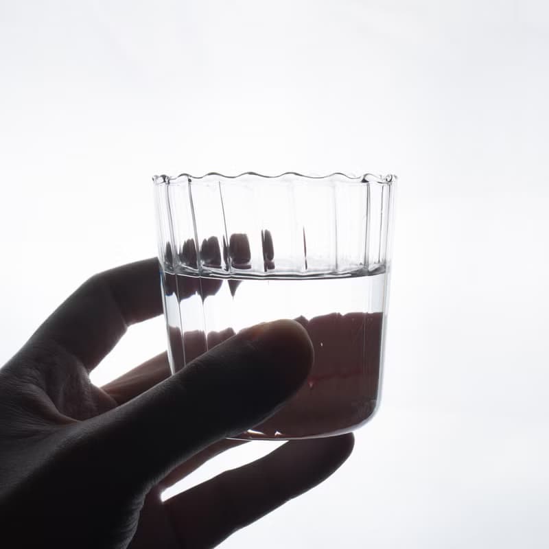 18星芒/ 明月水杯 晶透&曜黑 咖啡玻璃杯