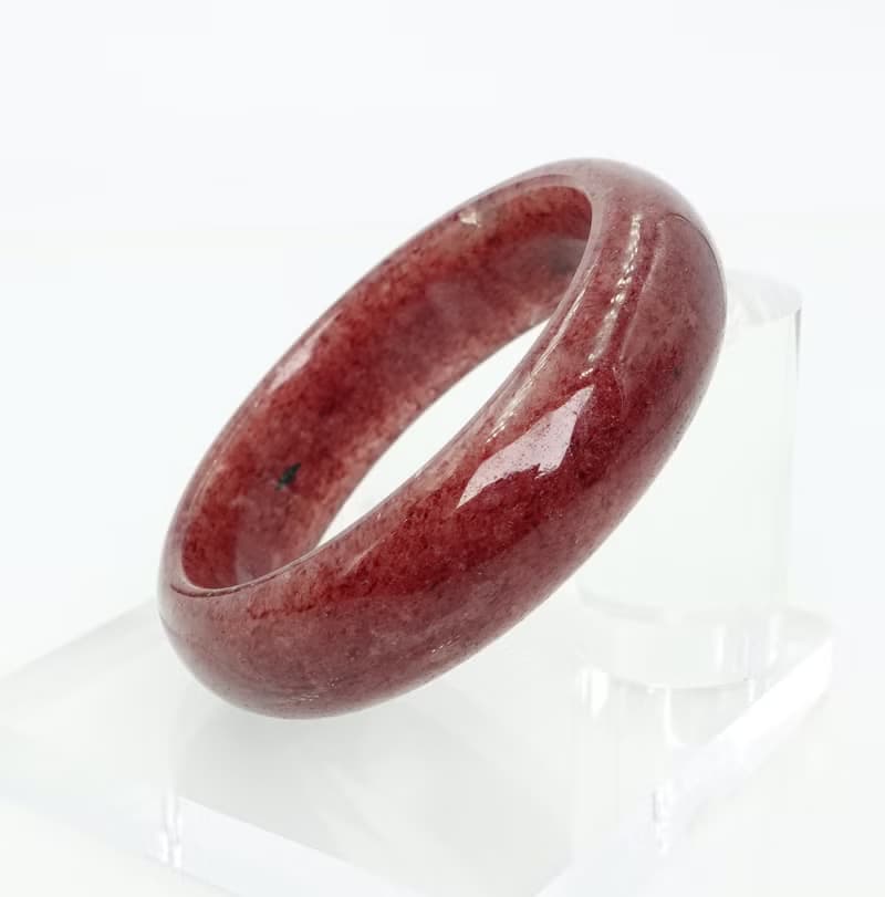 寶麗金珠寶-天然草莓水晶手鐲