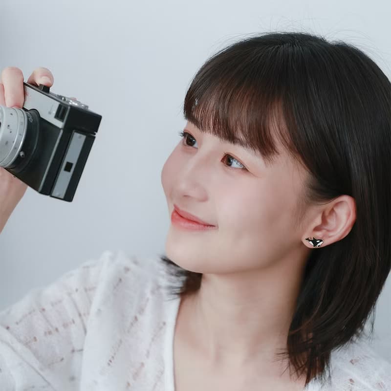 鯨魚組合 Whale 海洋生物 夾式耳環 手工飾品 生日禮物 紙盒包裝
