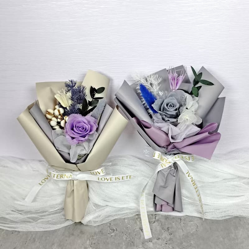 永生花小花束  畢業花束 情人節禮物 生日禮物 母親節