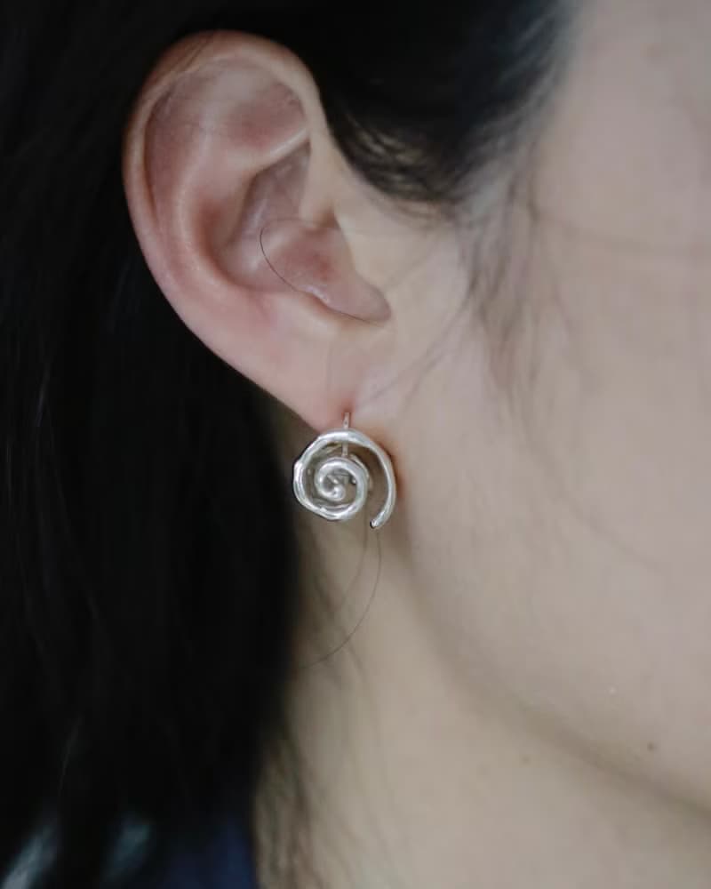 Tidal Coil Earrings | 潮蜷耳環