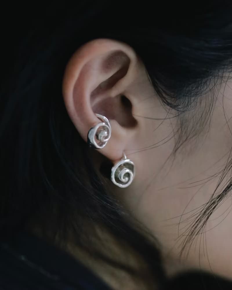 Tidal Coil Earrings | 潮蜷耳環