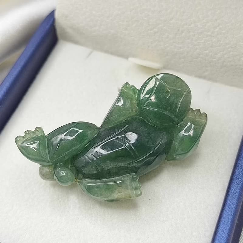 緬料 冰油綠貔貅 吊墜 手牌 | 天然緬甸玉A貨翡翠