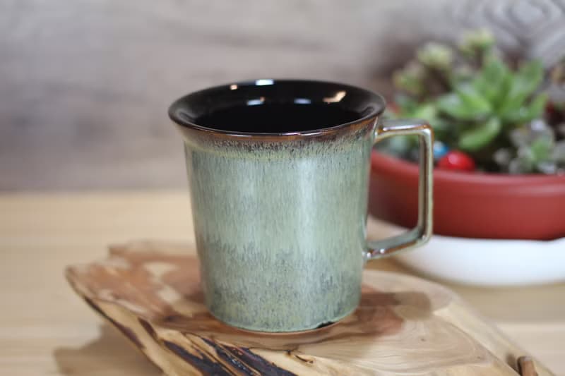 【送禮好物】240ml 森林 方韻杯 自然釉文創 台灣鶯歌製