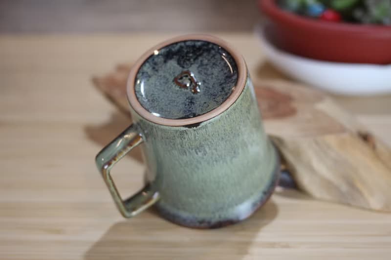 【送禮好物】240ml 森林 方韻杯 自然釉文創 台灣鶯歌製