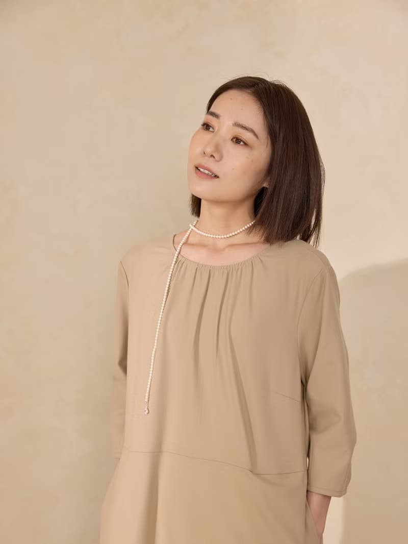 街角咖啡館七分袖美領洋裝-特調