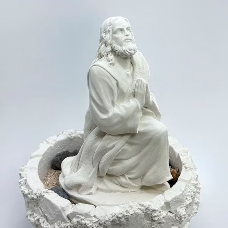 基督教耶穌 慈愛天父祈禱 精緻中盤套組   長輩禮 搭配精油香氛