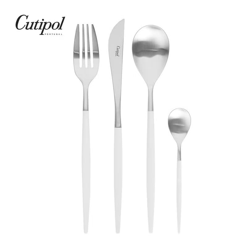 葡萄牙 Cutipol  MIO  白銀 主餐四件組(刀叉匙+咖啡匙)