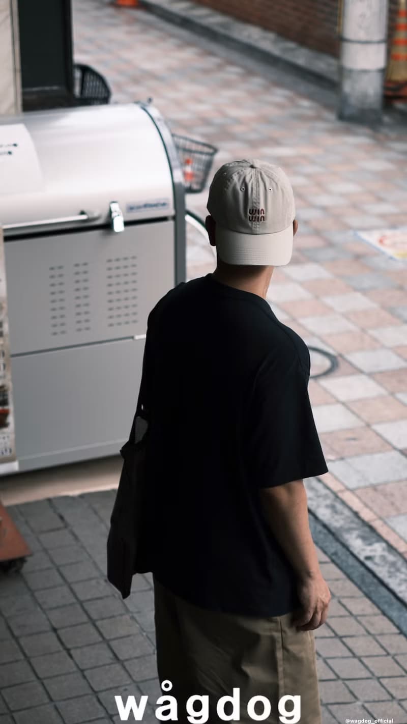 winwin embroidery denim cap / black / unisex