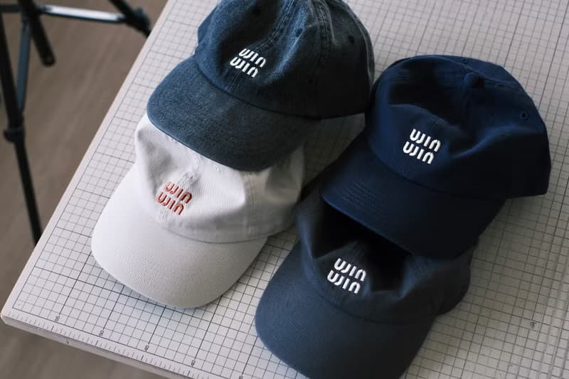 winwin embroidery denim cap / black / unisex