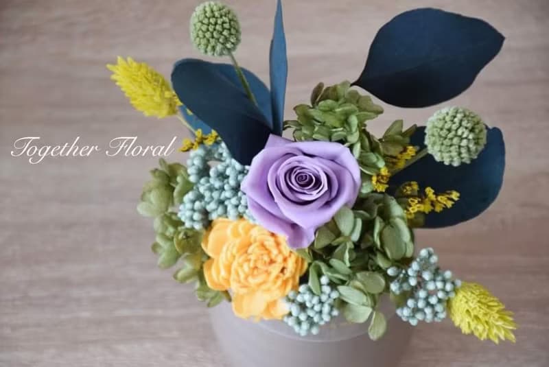 永生玫瑰小盆花