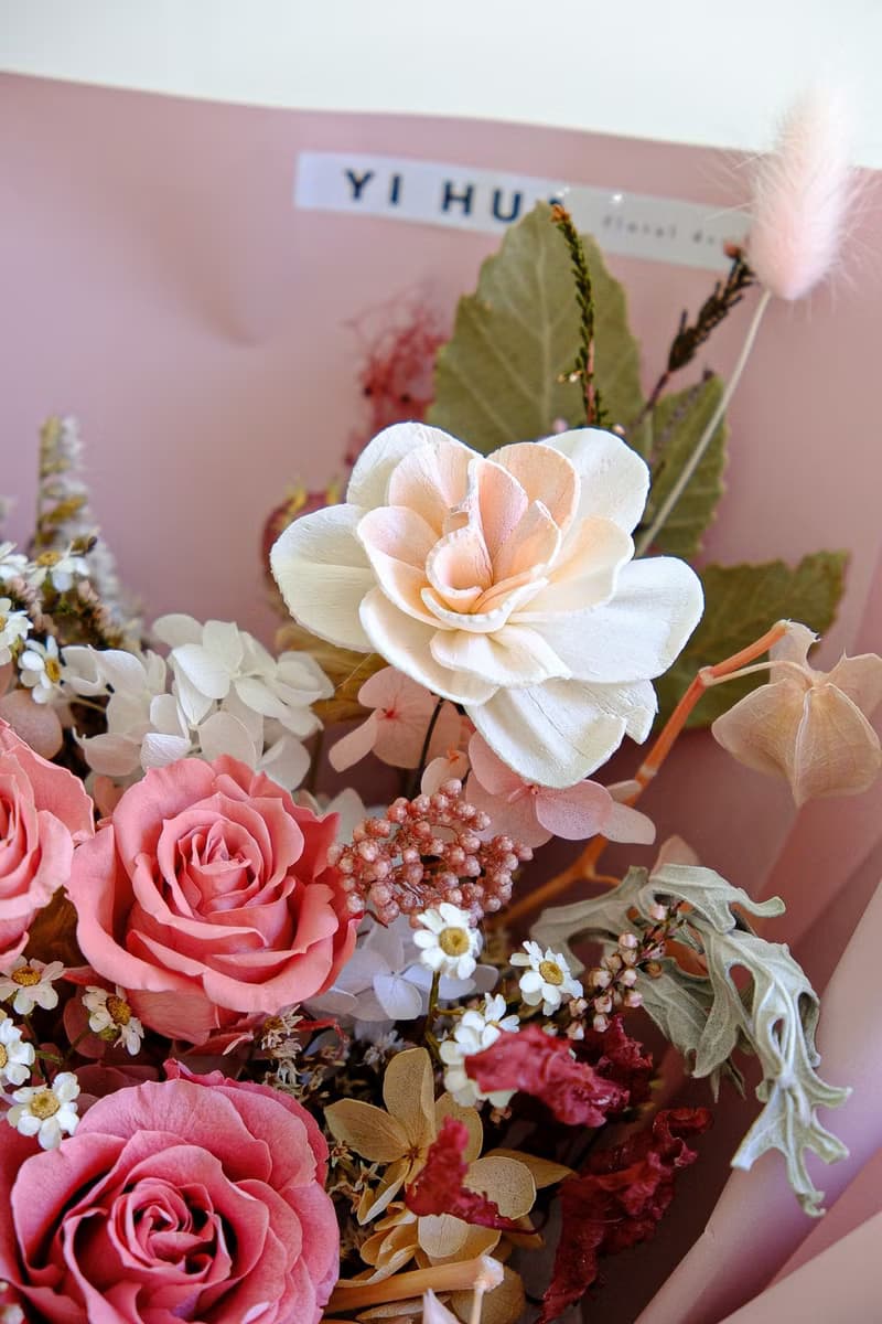 粉紅泡泡告白花束