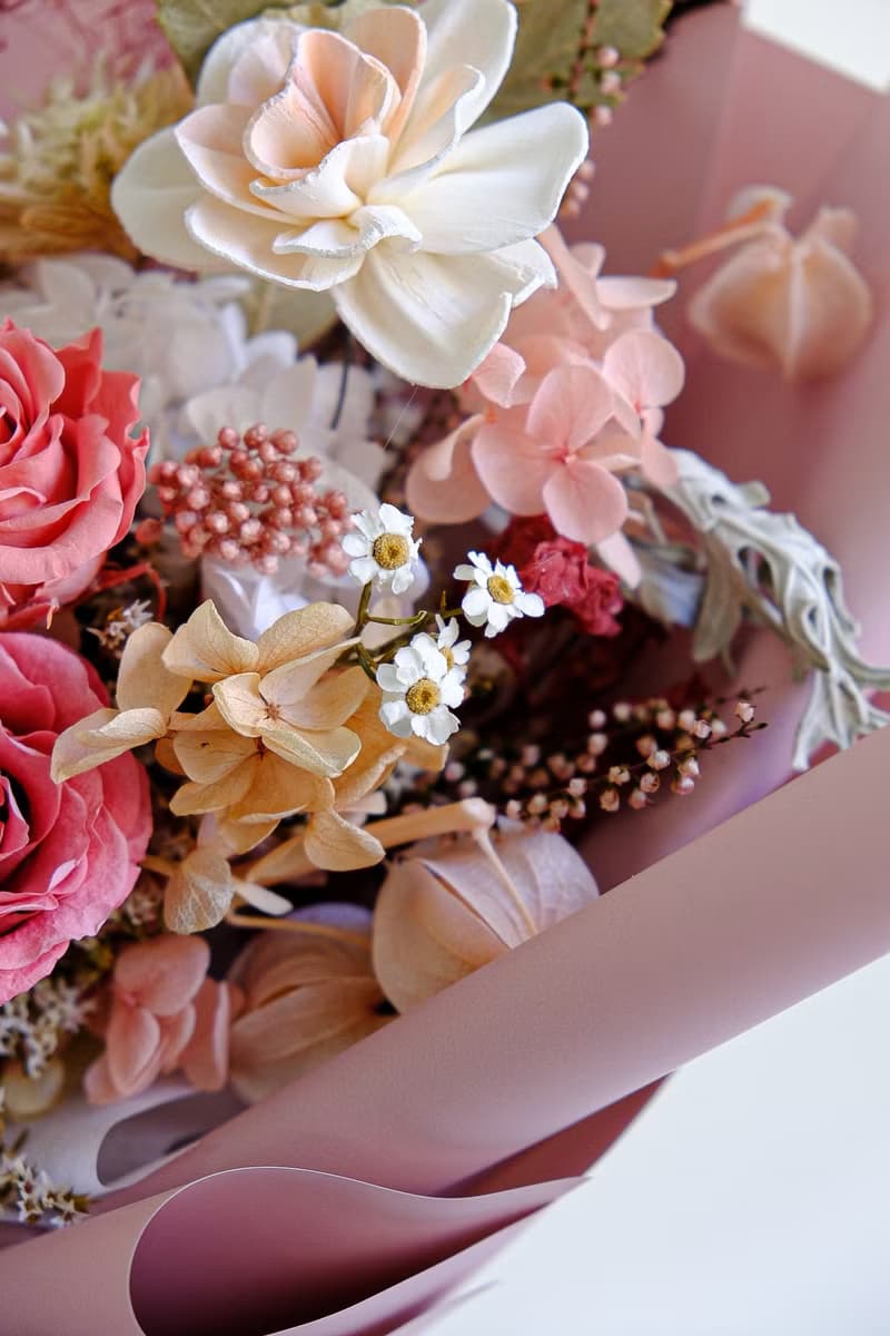 粉紅泡泡告白花束