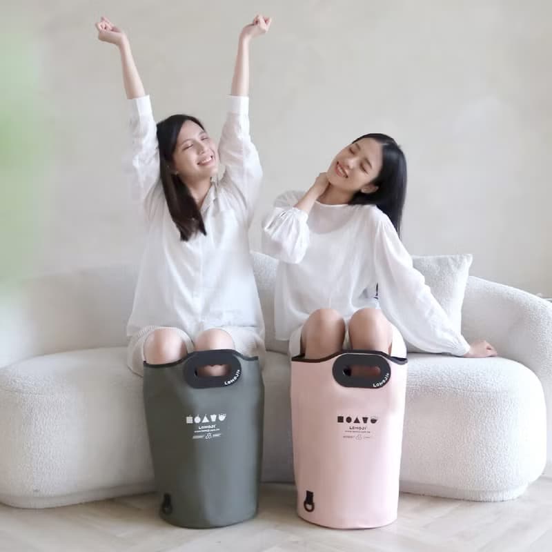 居家美容【SPA級溫感足浴袋】不含禮盒與漢方湯浴包 | 穴道泡腳