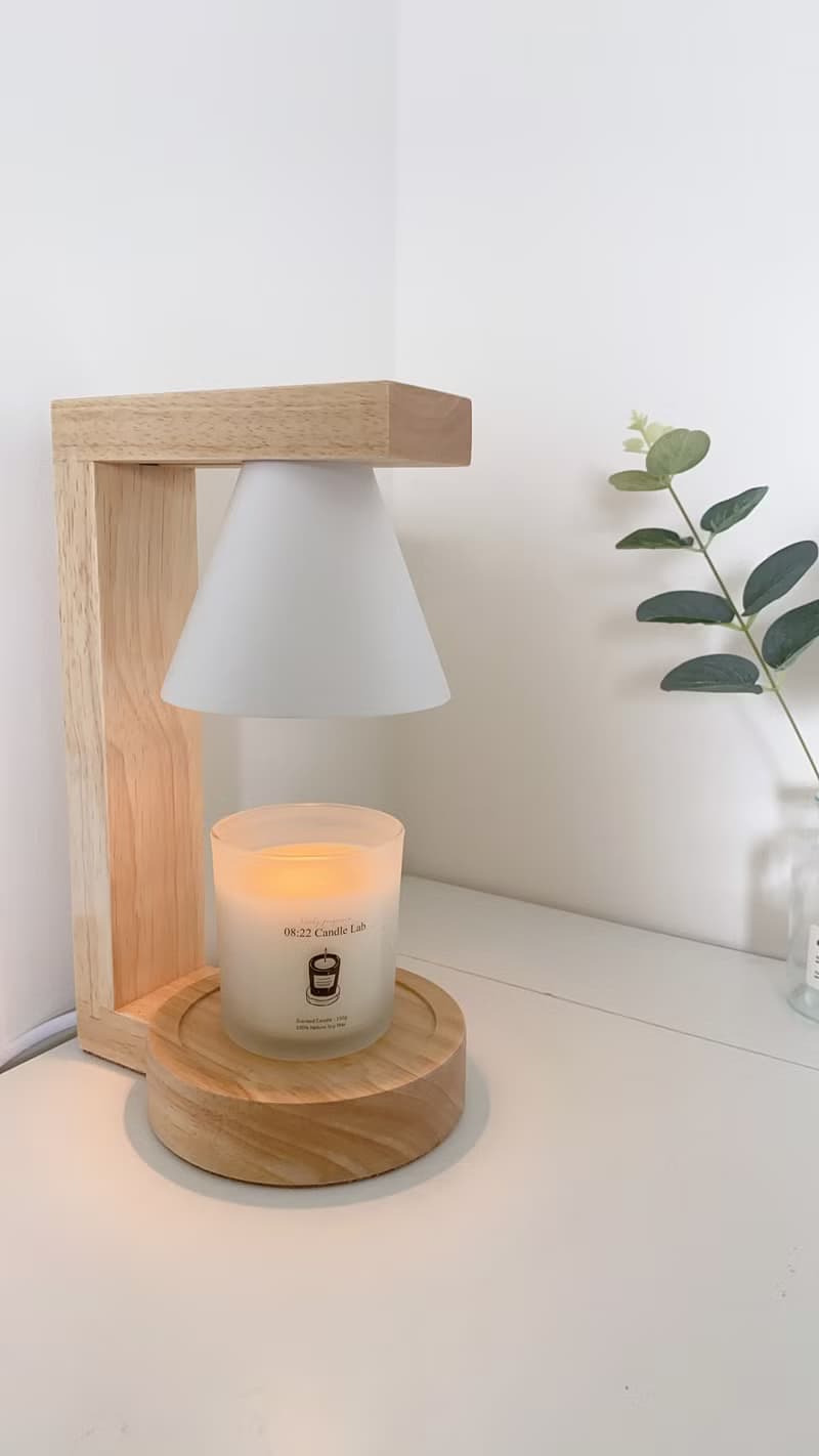 08:22 Candle Lab | 經典木蓋香氛蠟燭 150g 融燭燈適用  禮物
