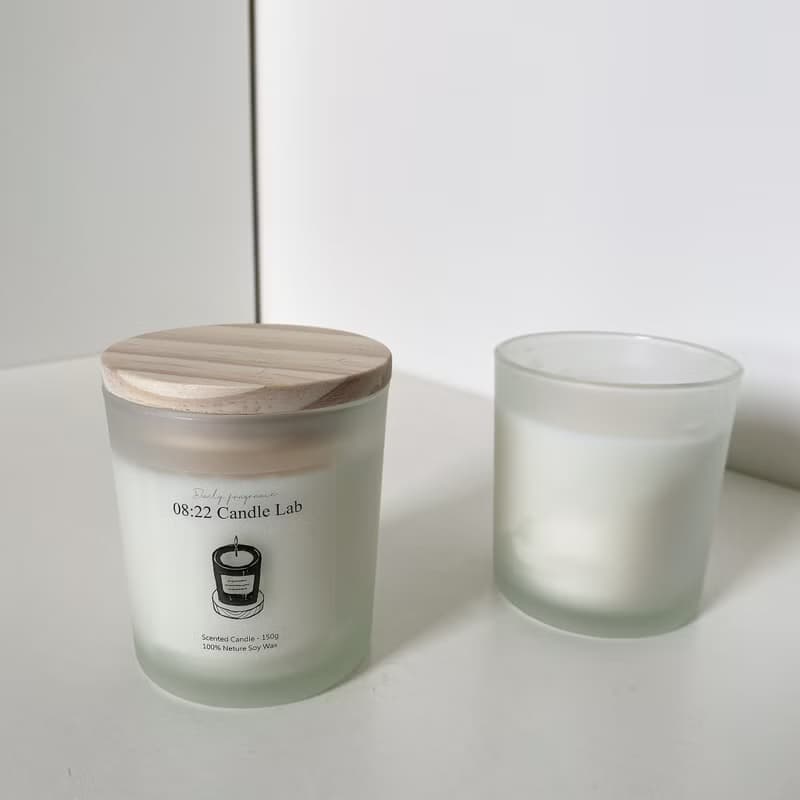 08:22 Candle Lab | 經典木蓋香氛蠟燭 150g 融燭燈適用  禮物