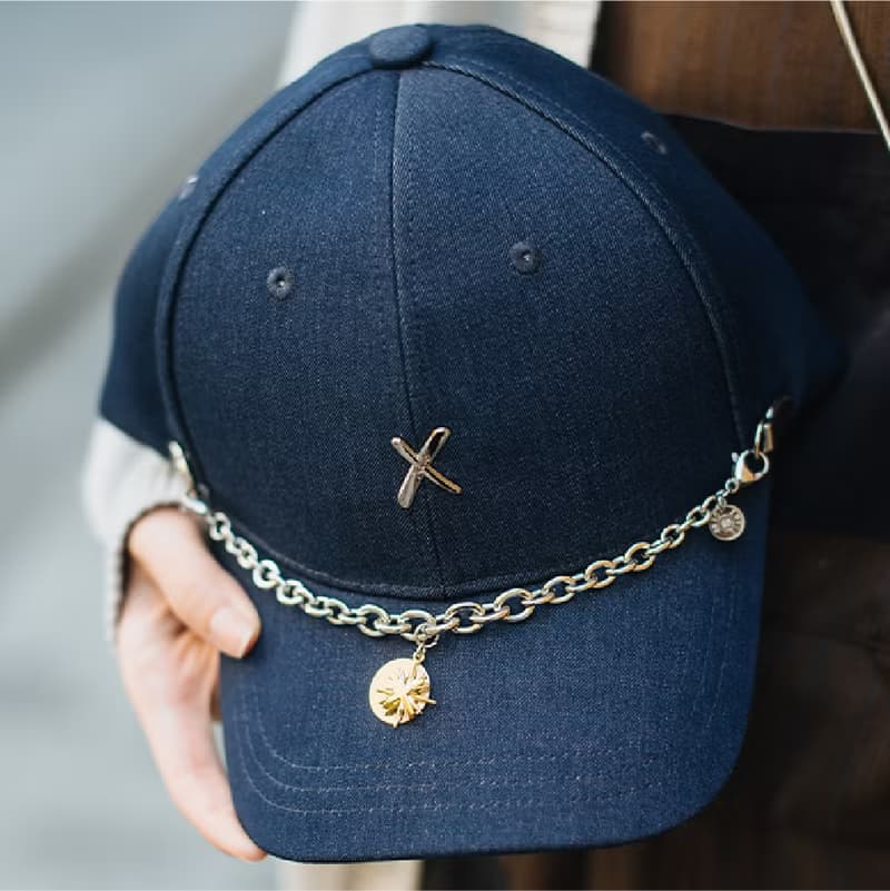 16芒星可拆手鍊彎簷帽