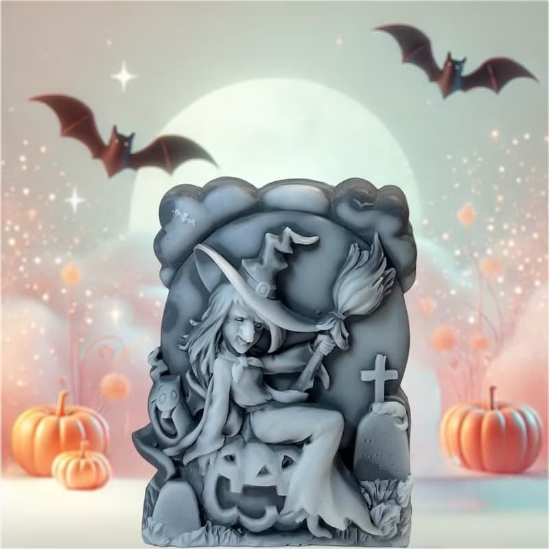 萬聖節 飛天女巫與南瓜 精油香氛 手工皂 Halloween 專屬造型皂