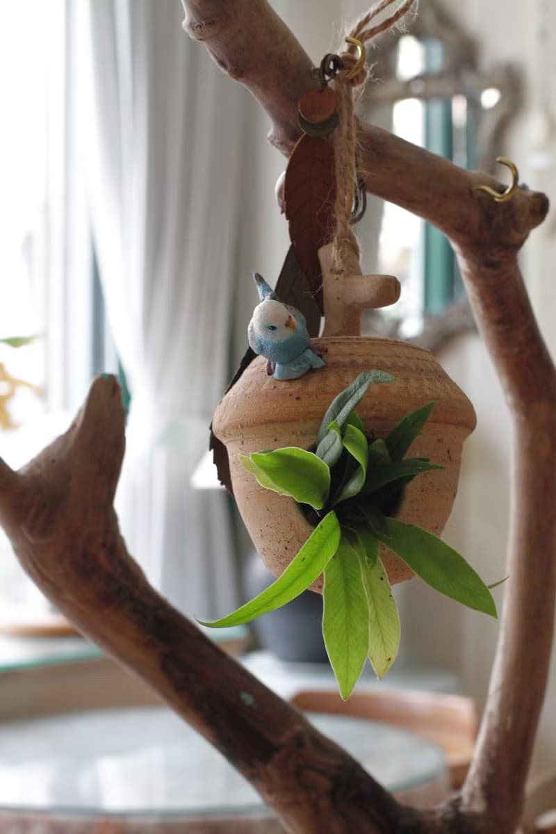純手工橡實造型花器/吊飾2