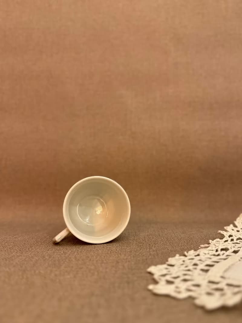 40058 法國古董手繪瓷杯