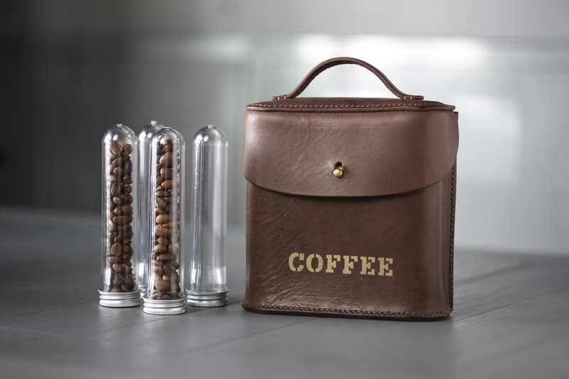 COFFEE 1000咖啡獨享隨行鞄 訂製牛革外出攜行包 二戰軍品風格