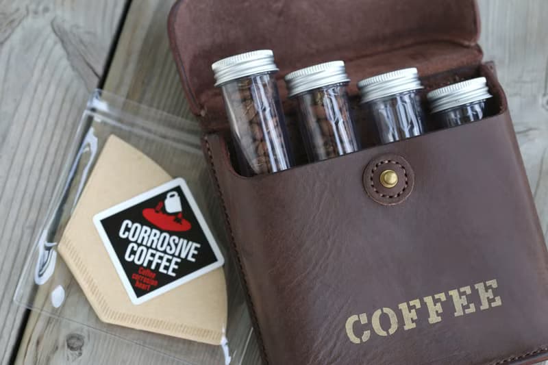 COFFEE 1000咖啡獨享隨行鞄 訂製牛革外出攜行包 二戰軍品風格