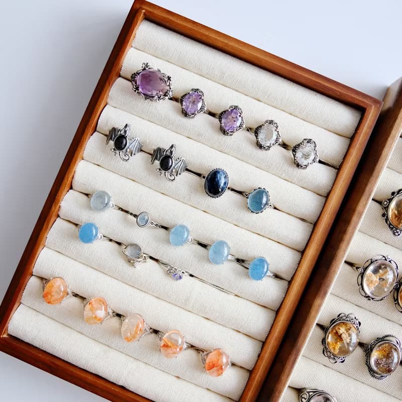 Amelia Jewelry丨戒指合輯丨水晶戒指丨淡水珍珠戒指丨鑲嵌丨繞線