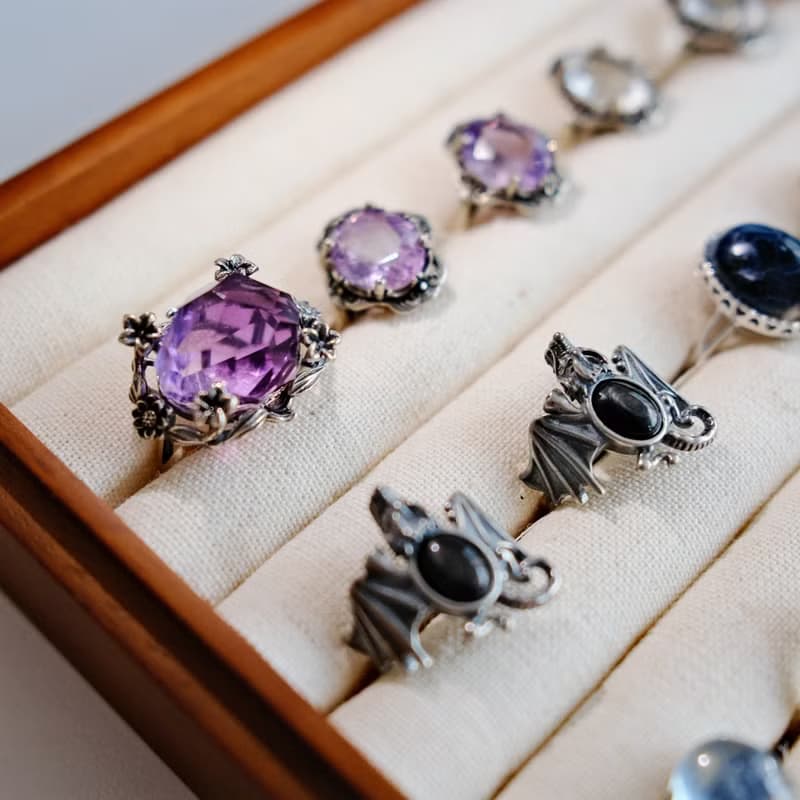 Amelia Jewelry丨戒指合輯丨水晶戒指丨淡水珍珠戒指丨鑲嵌丨繞線