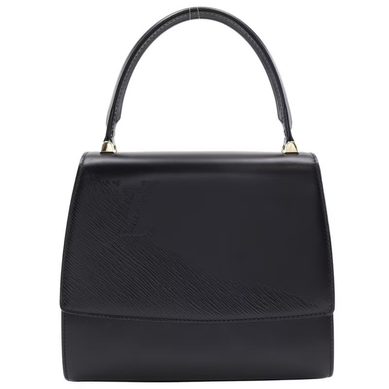 【日本直送】ルイ・ヴィトン LOUIS VUITTON アテネ ハンドバッグ オペラライン M63902 エピレザー 黒 MI1914 レディース【中古】