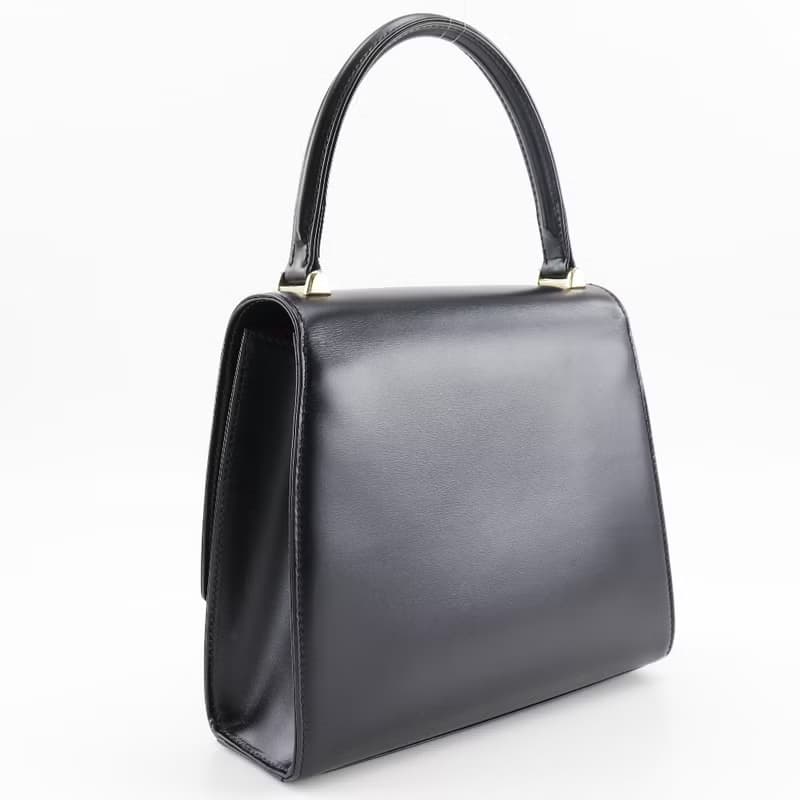 【日本直送】ルイ・ヴィトン LOUIS VUITTON アテネ ハンドバッグ オペラライン M63902 エピレザー 黒 MI1914 レディース【中古】