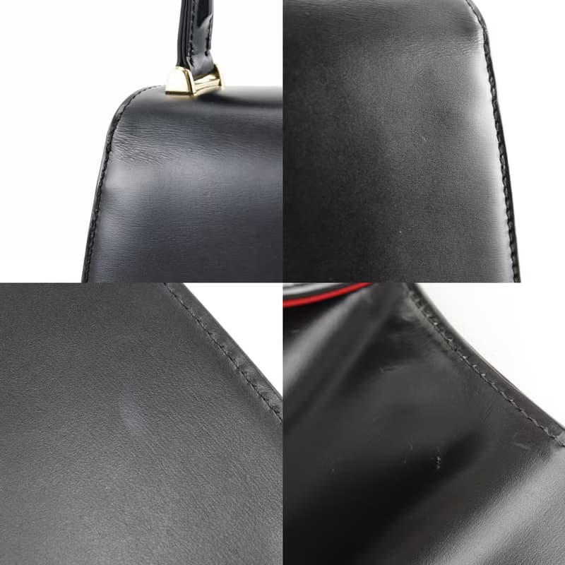 【日本直送】ルイ・ヴィトン LOUIS VUITTON アテネ ハンドバッグ オペラライン M63902 エピレザー 黒 MI1914 レディース【中古】