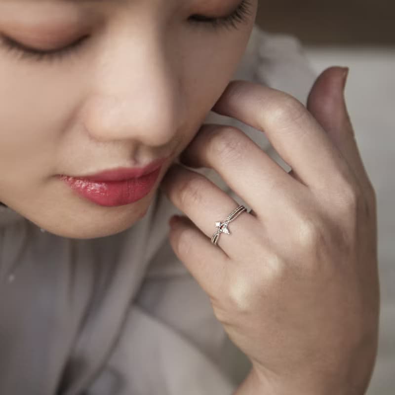 閃耀女神純銀戒 | 輕珠寶 | 氣質。優雅。低調奢華