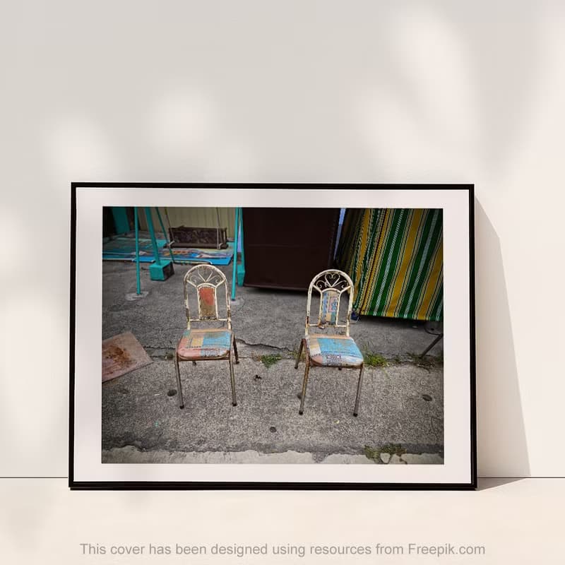 台灣街頭攝影-高雄旗津海鮮餐廳-餐椅-藝術微噴/掛畫/複製畫/海報