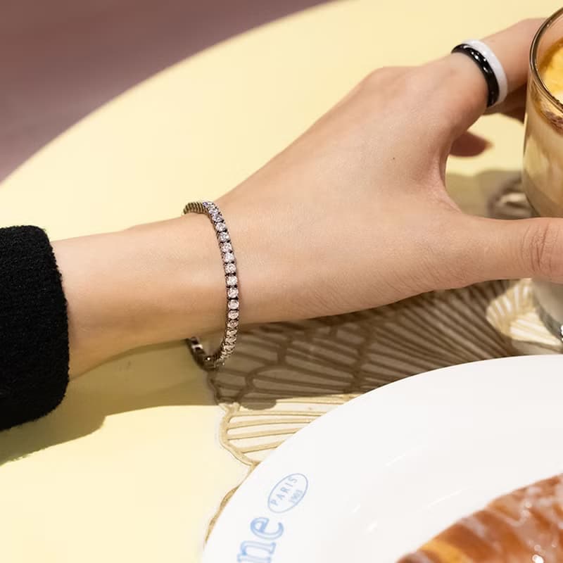 BB CHOCOLATE TENNIS BRACELET