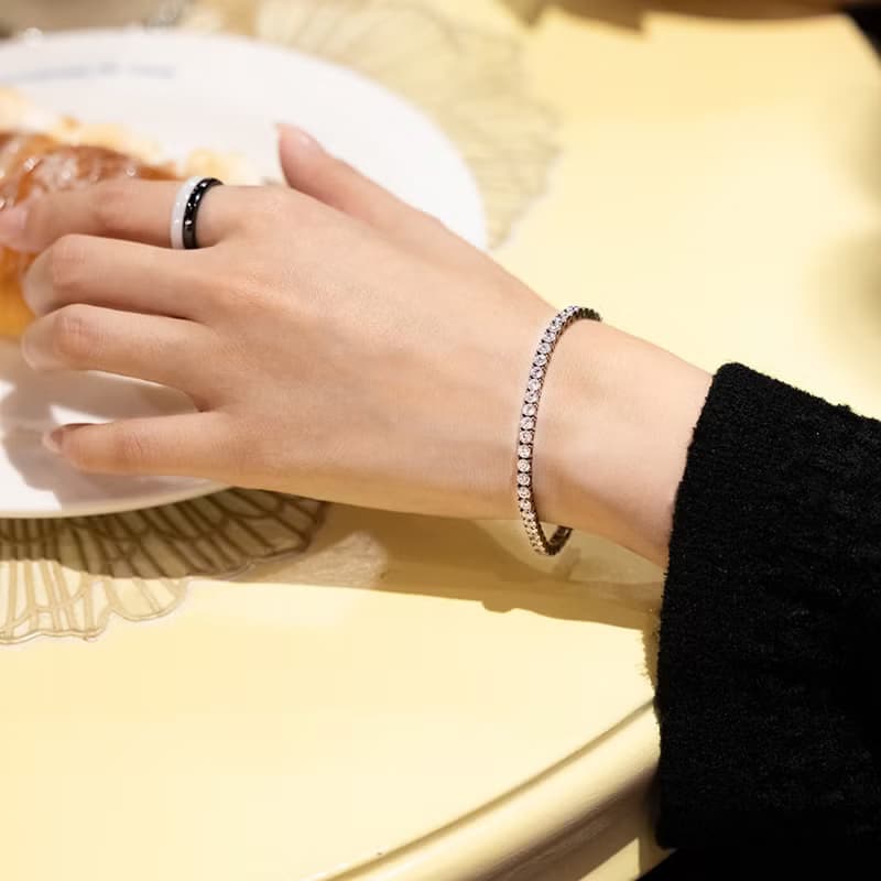 BB CHOCOLATE TENNIS BRACELET