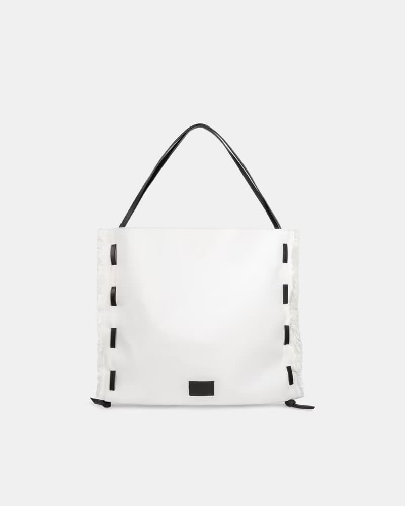 【春天來了】Reef Tote 素皮革 環保帆布 托特包 側背包 黑色