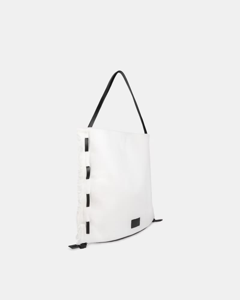 【春天來了】Reef Tote 素皮革 環保帆布 托特包 側背包 黑色