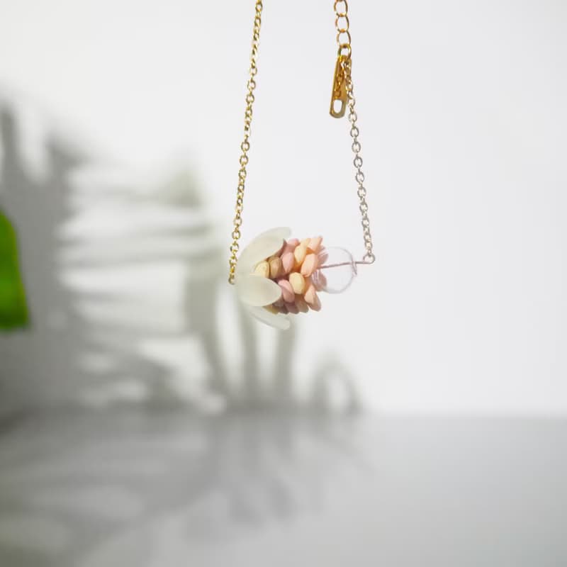 日本初桜開限定系列 | 18K玫瑰金櫻花手錬 | SAKURA 串珠手工飾品