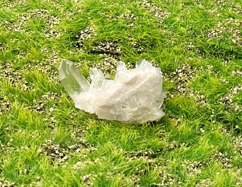 天然冰透體小白水晶簇 白水晶 家居 辦公室 療癒 消磁 能量 擺件