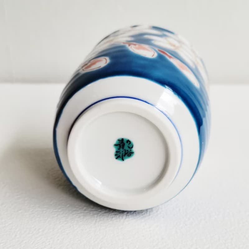 四季系列 櫻花湯吞杯 /九谷青郊窯