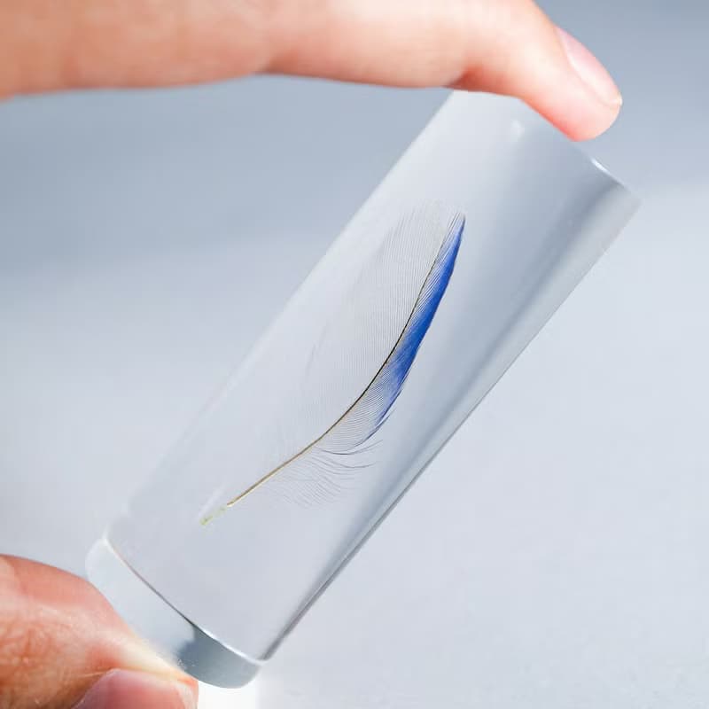 鳥類羽毛標本 虎皮鸚鵡 (藍色)