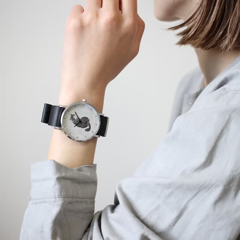 はちわれねこの腕時計