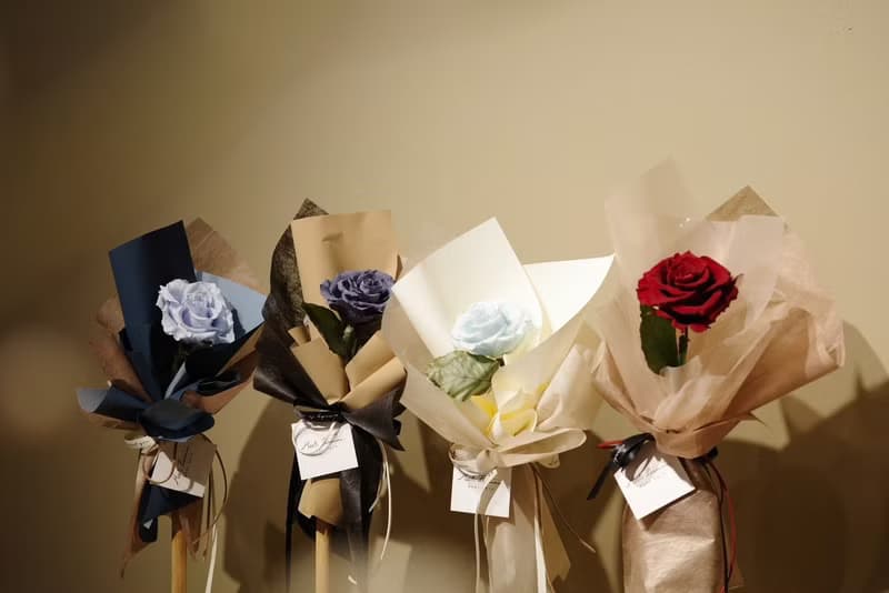 【遇見恆久】一心一意單朵進口永生玫瑰花束 情人節花束 共4款