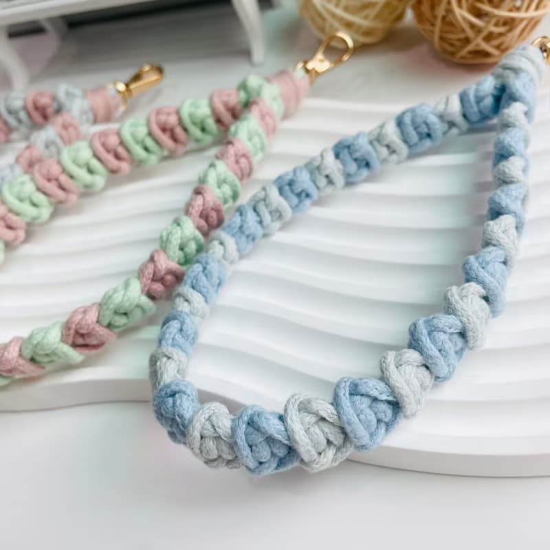 母親節禮物 交換禮物 手工編織 手機繩 手機掛繩 Phone Strap /客