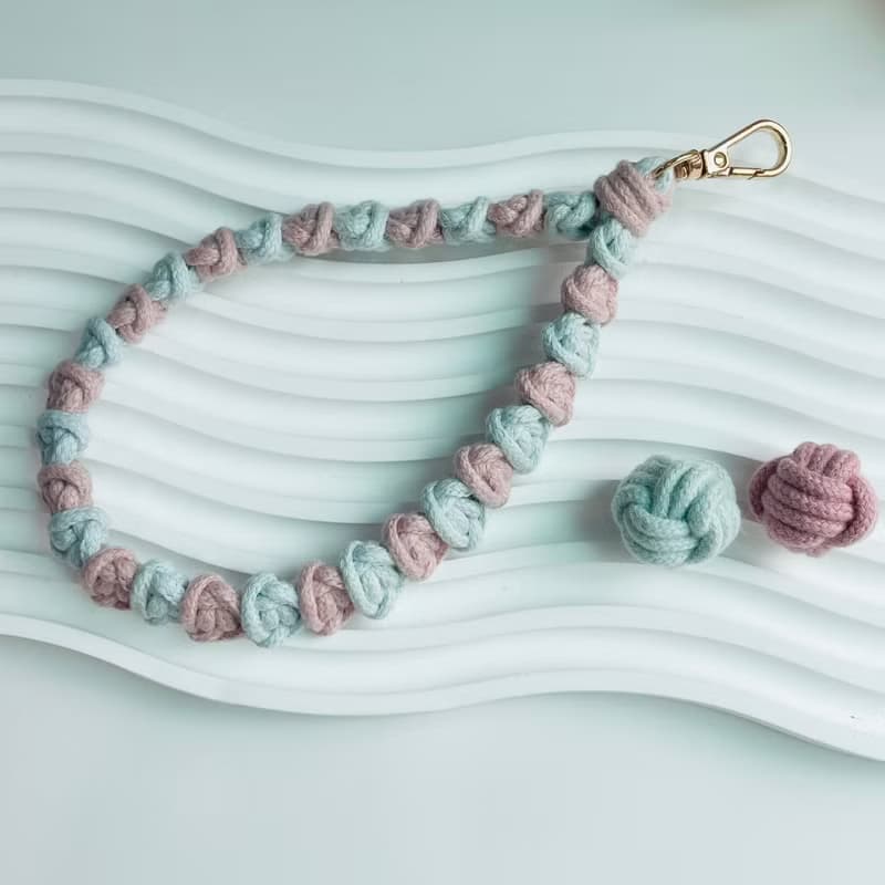 母親節禮物 交換禮物 手工編織 手機繩 手機掛繩 Phone Strap /客