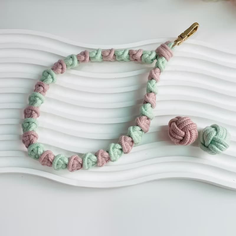 母親節禮物 交換禮物 手工編織 手機繩 手機掛繩 Phone Strap /客