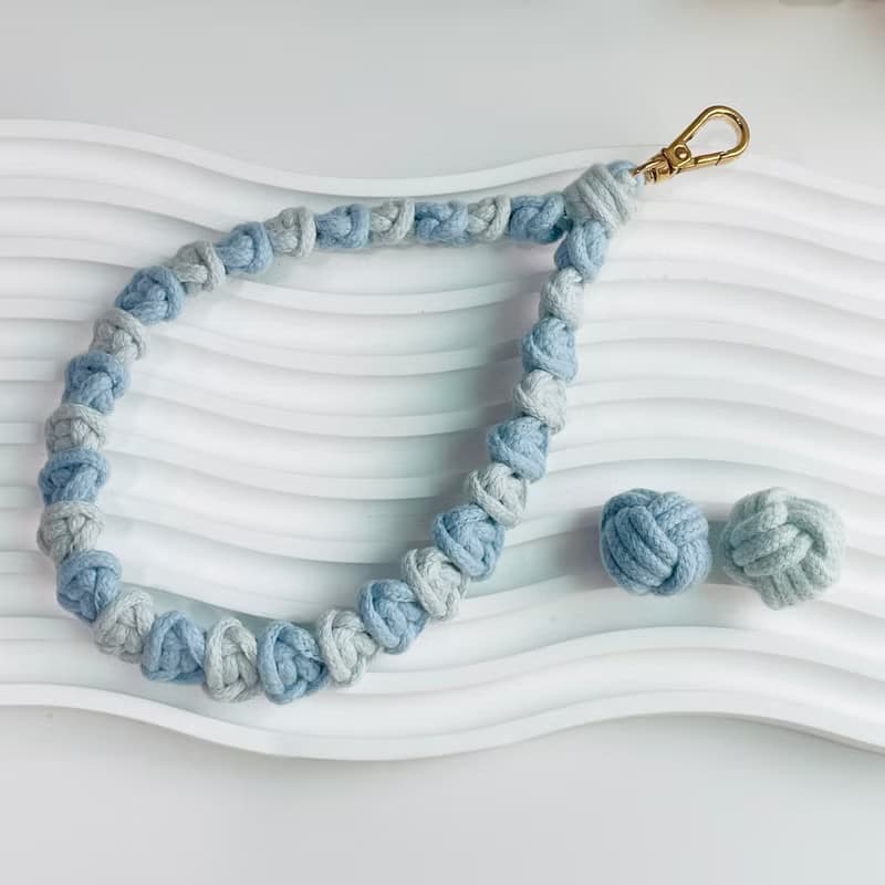 母親節禮物 交換禮物 手工編織 手機繩 手機掛繩 Phone Strap /客