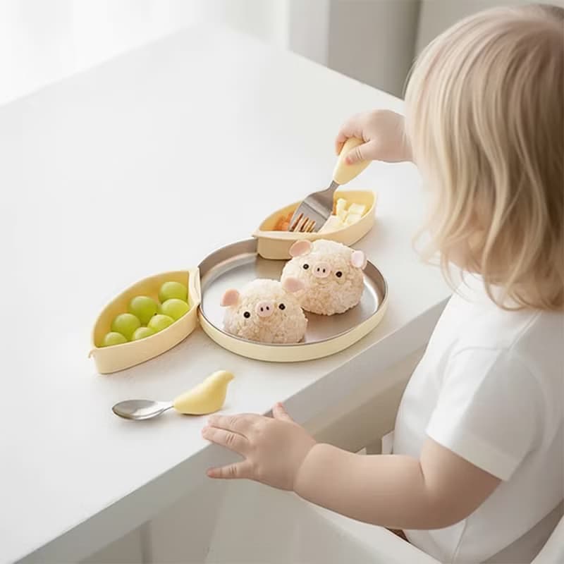 3 LITTLE BUDDY 三隻小嘟成長餐盤